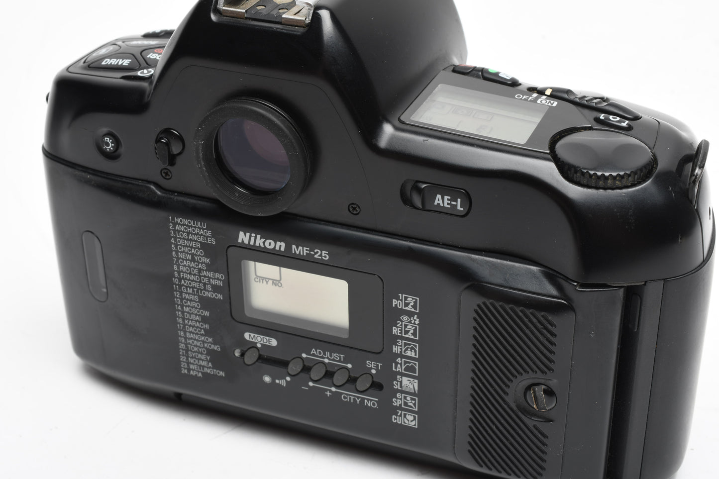 Nikon F90X N90s 35mm SLR Body w/MF-25 data back, Clean, Works great!!