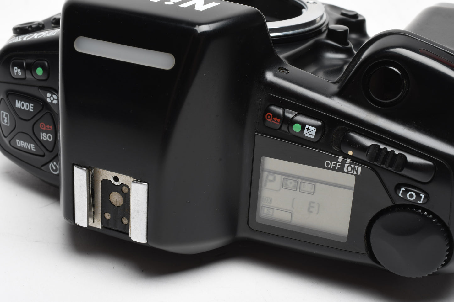 Nikon F90X N90s 35mm SLR Body w/MF-25 data back, Clean, Works great!!