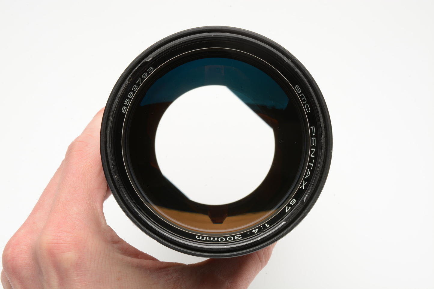 Pentax SMC 300mm f4 lens for Pentax 67, Latest version, caps, UV, Clean