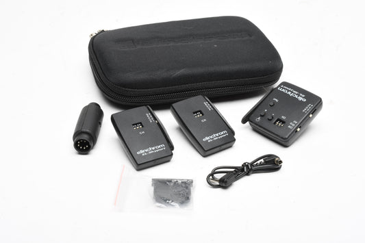 Elinchrom EL-Skyport Transmitter + 2X Transceiver RX Kit in case, Great