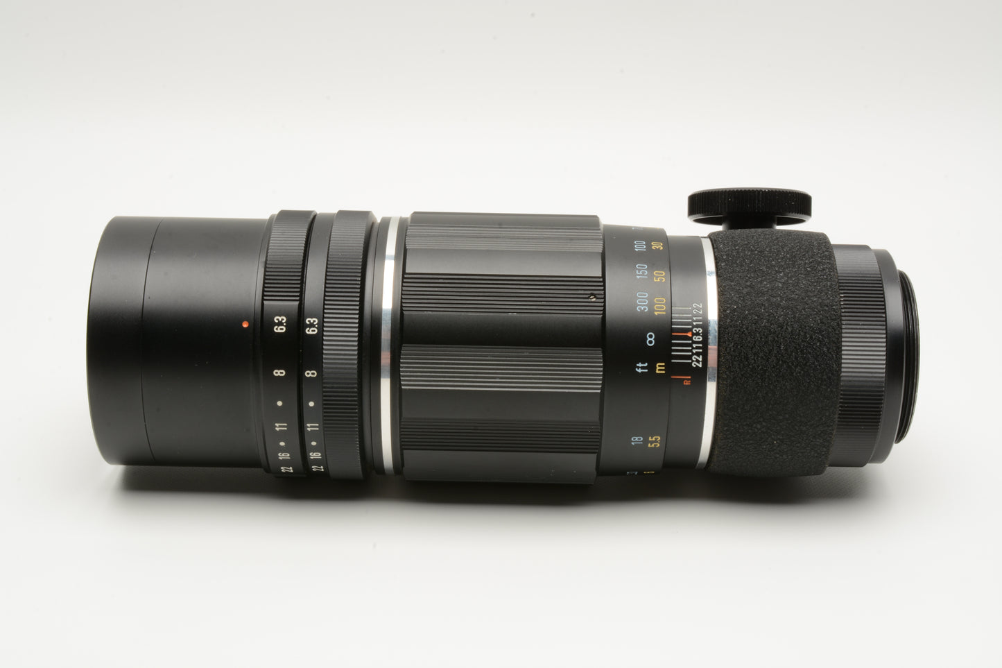 Pentax Super Takumar 300mm f6.3 M42 Mount lens, case, hood, caps, Mint