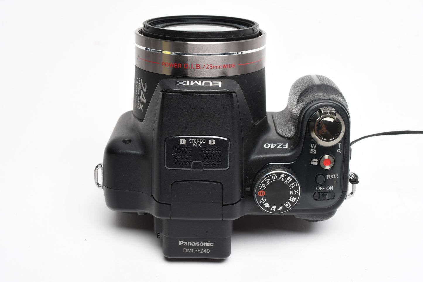 Panasonic Lumix DMC-FZ40 14MP Point&Shoot camera, batt+charger+strap, Tested