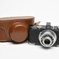 Spartus 35F Model 400 Vintage 34mm camera w/Case, works