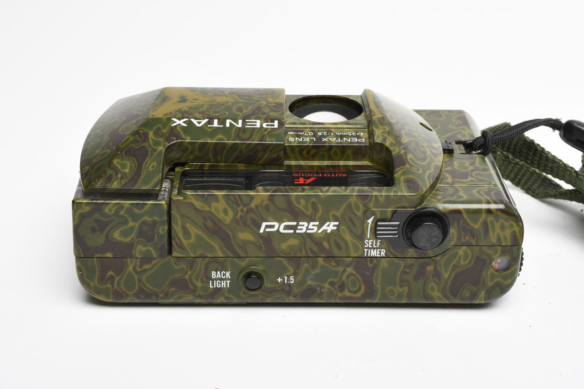 Pentax PC35AF 35mm Point&Shoot camera w/35mm f2.8 Prime (Rare Camo Version)