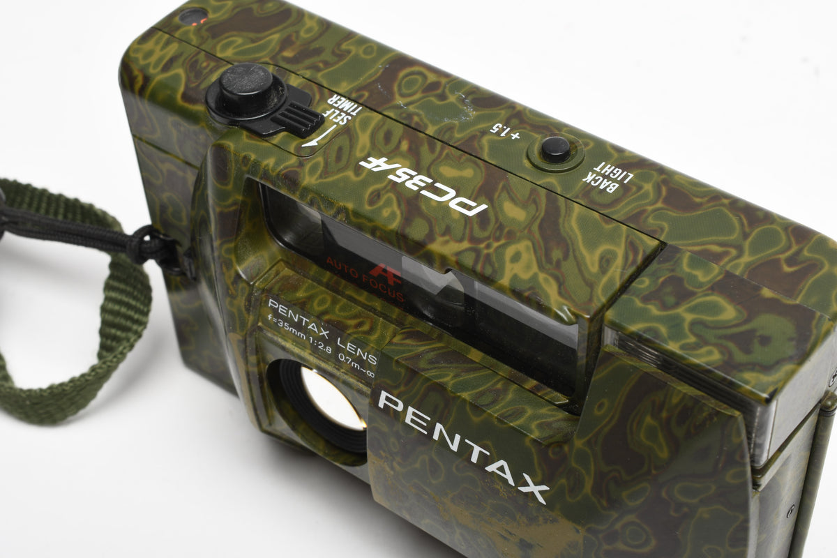 Pentax PC35AF 35mm Point&Shoot camera w/35mm f2.8 Prime (Rare Camo Version)