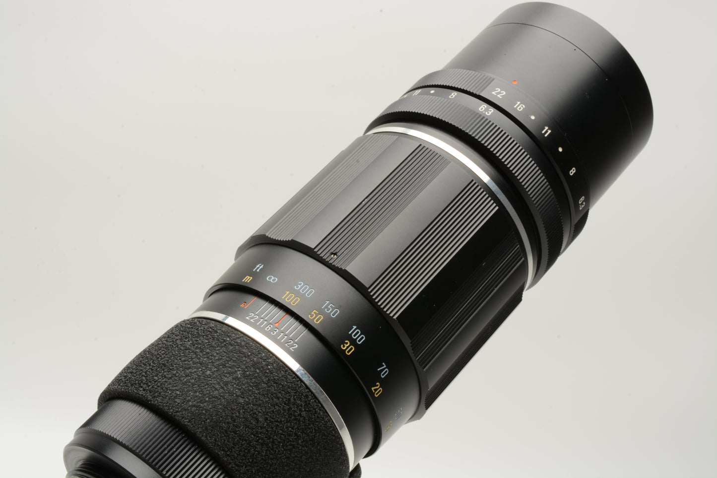 Pentax Super Takumar 300mm f6.3 M42 Mount lens, case, hood, caps, Mint