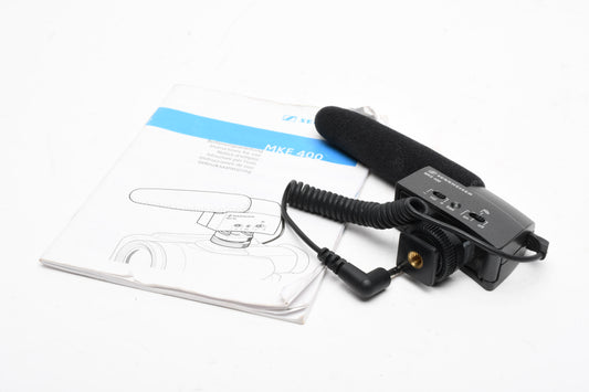 Sennheiser MKE 400 Compact Video Camera Shotgun Microphone MKE400