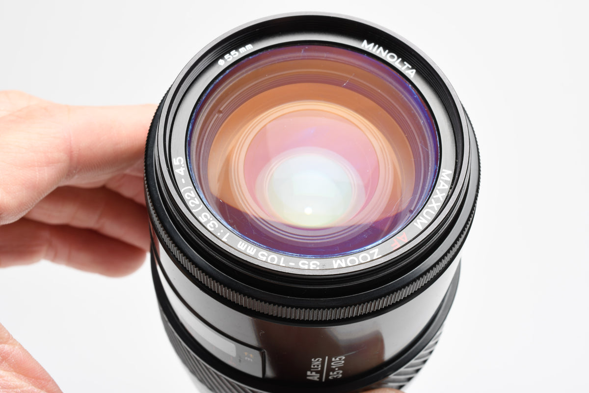 Minolta Maxxum AF 35-105mm f3.5-4.5 Macro Zoom Lens w/Caps