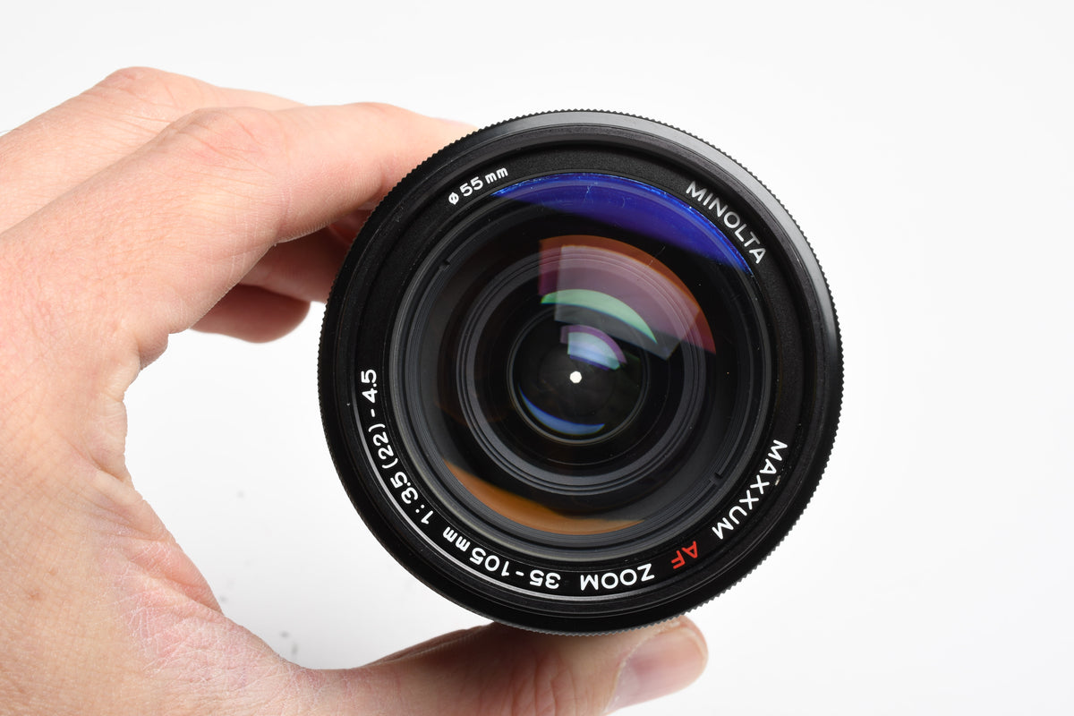 Minolta Maxxum AF 35-105mm f3.5-4.5 Macro Zoom Lens w/Caps