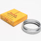 Kodak Series VI 31.5 mm-1 1/4 in. Slip-On Adapter Ring with Retaining Ring, NIB