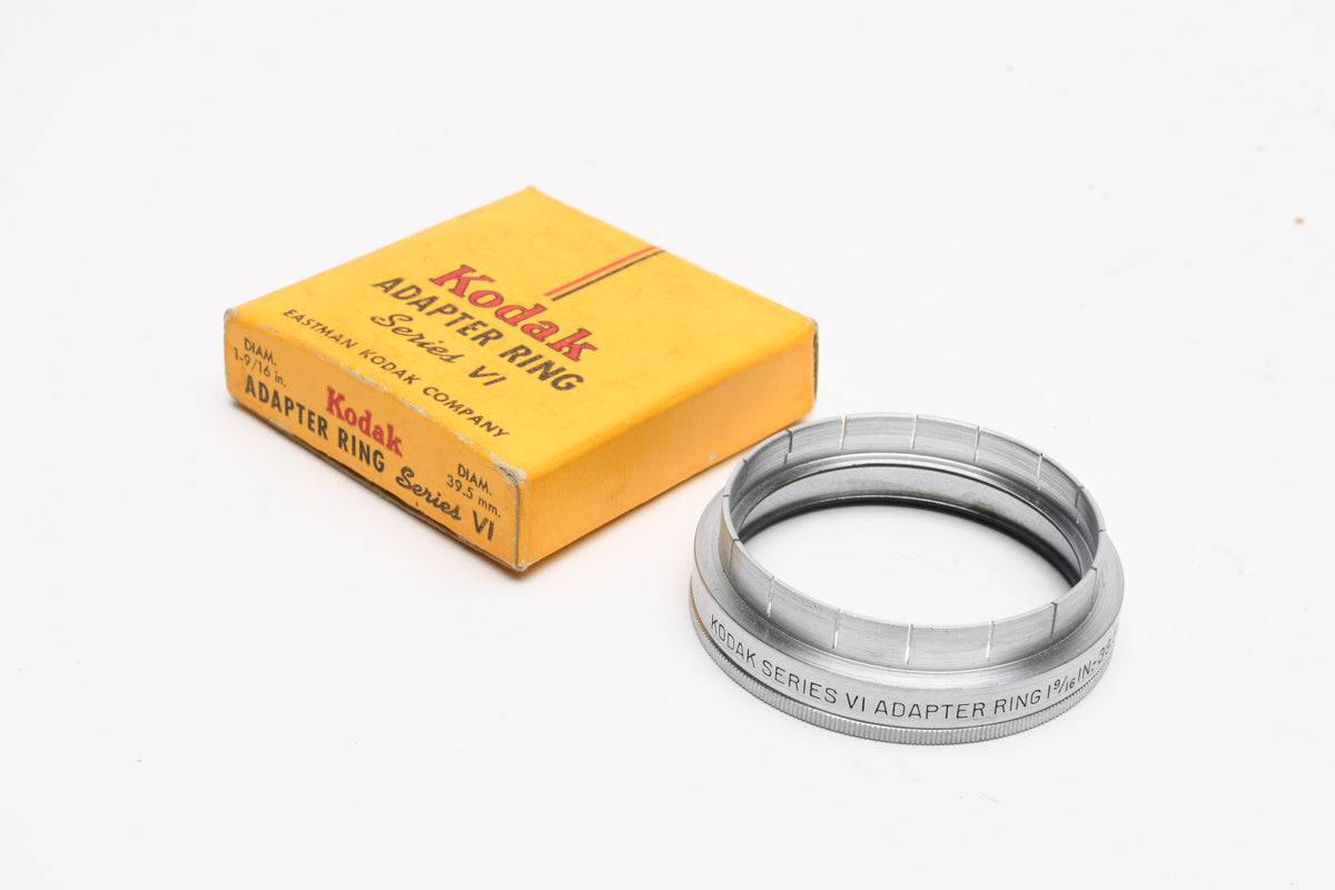 Kodak Series VI 31.5 mm-1 1/4 in. Slip-On Adapter Ring with Retaining Ring, NIB