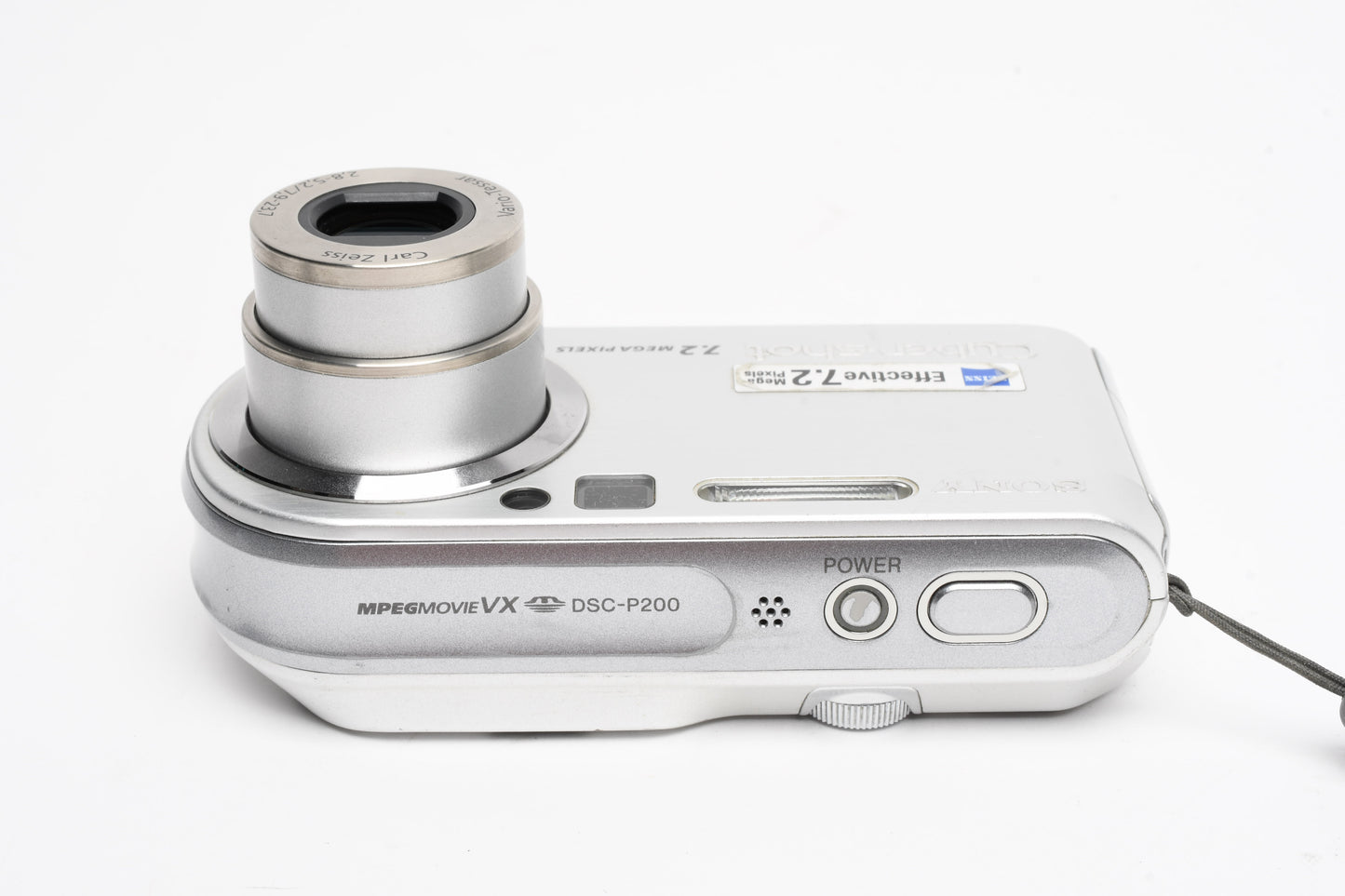 Sony CyberShot DSC-P200 7.2MP Digital Point&Shoot, Case, 256MB stick