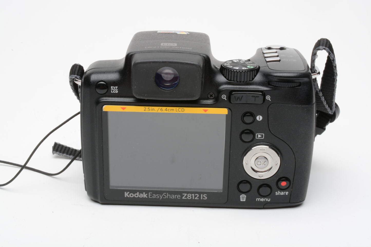 Kodak Z812 IS Digital Point&Shoot camera, case, tested, sharp!