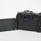 Canon EOS RP Mirrorless body, batt, charger, strap, AC, Only <2K Acts!, nice! Boxed