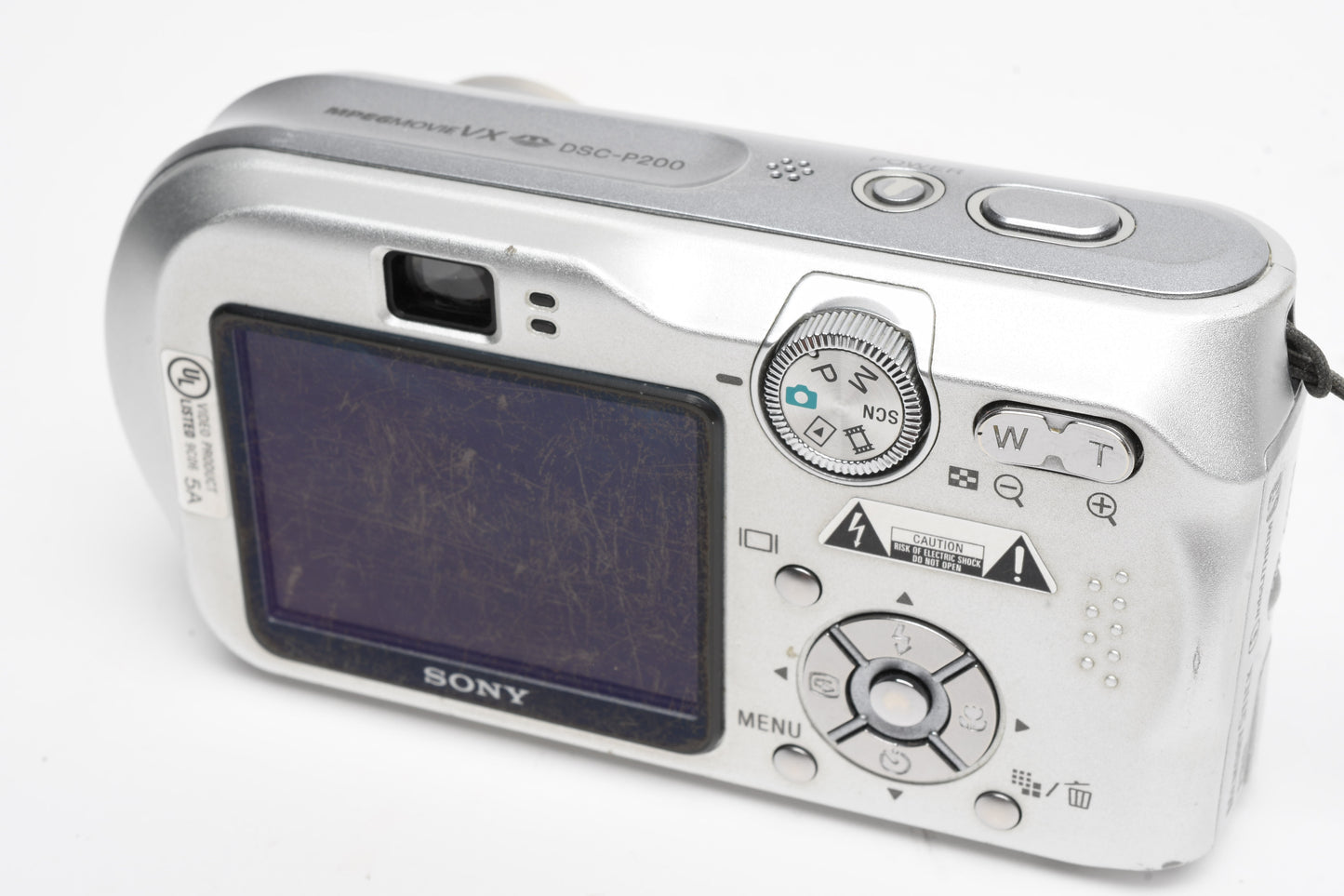 Sony CyberShot DSC-P200 7.2MP Digital Point&Shoot, Case, 256MB stick