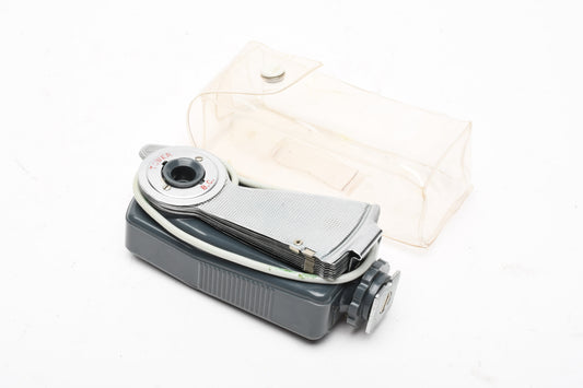 Tower flash reflector in case, nice & clean (Dark Gray) w/Sync cord