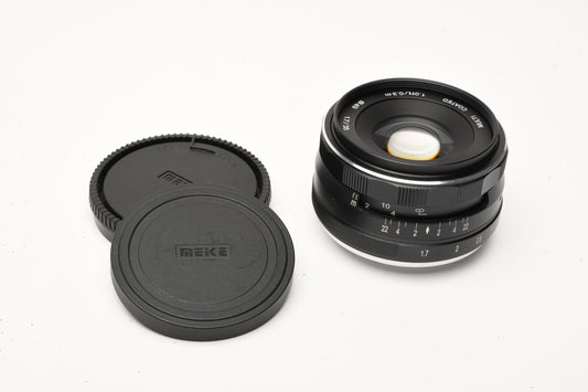 Meike 35mm F1.7 MF APS-C Camera Lens for Sony E Mount, Mint-