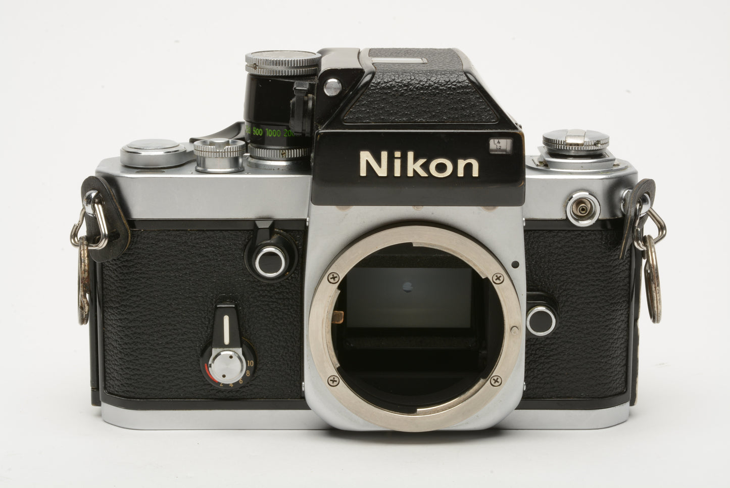 Nikon F2 body w/DP-1 Finder, manual+strap, tested, accurate, nice