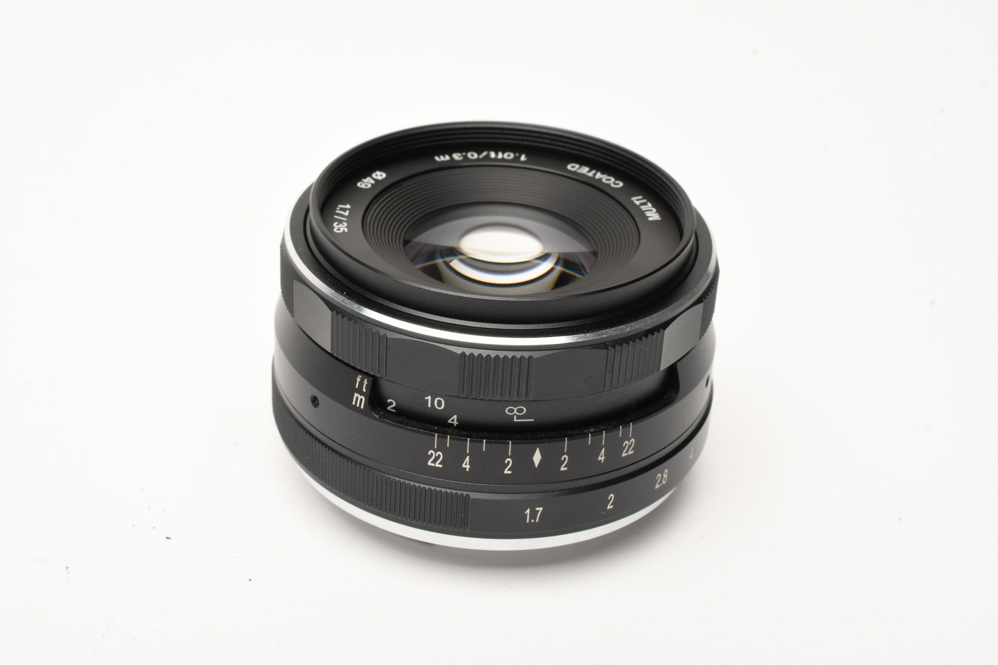 Meike 35mm F1.7 MF APS-C Camera Lens for Sony E Mount, Mint-