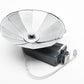 Tower flash reflector in case, nice & clean (Dark Gray) w/Sync cord