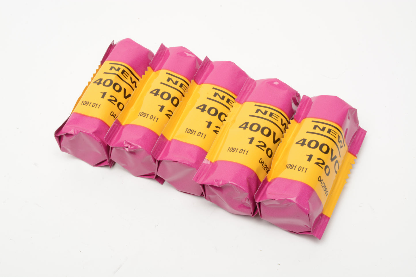 5X rolls Kodak Portra 400 ASA VC 120 Film C41 - Expired, Cold Stored