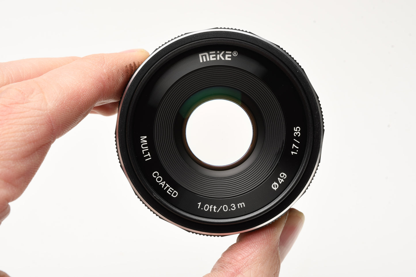 Meike 35mm F1.7 MF APS-C Camera Lens for Sony E Mount, Mint-