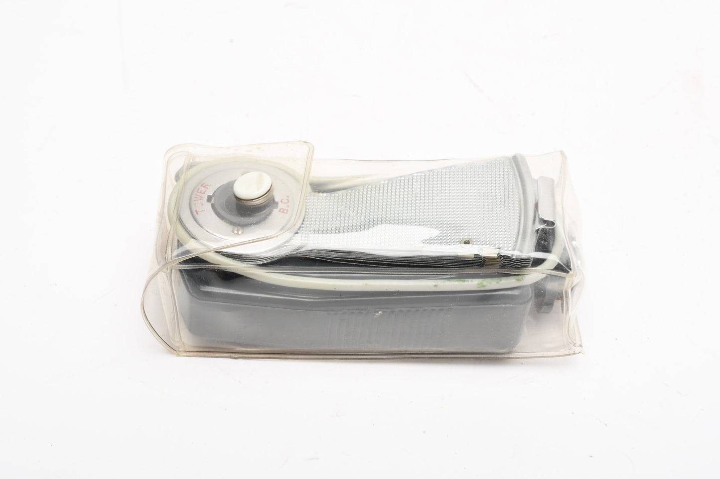 Tower flash reflector in case, nice & clean (Dark Gray) w/Sync cord