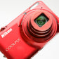 Nikon Coolpix S6500 Red 16MP Digital Point&Shoot camera, boxed, clean, tested