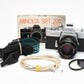 Minolta SRT-201 35mm SLR w/Rokkor-X 50mm f1.7 lens, new seals, tested, +Manual