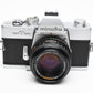 Minolta SRT-201 35mm SLR w/Rokkor-X 50mm f1.7 lens, new seals, tested, +Manual