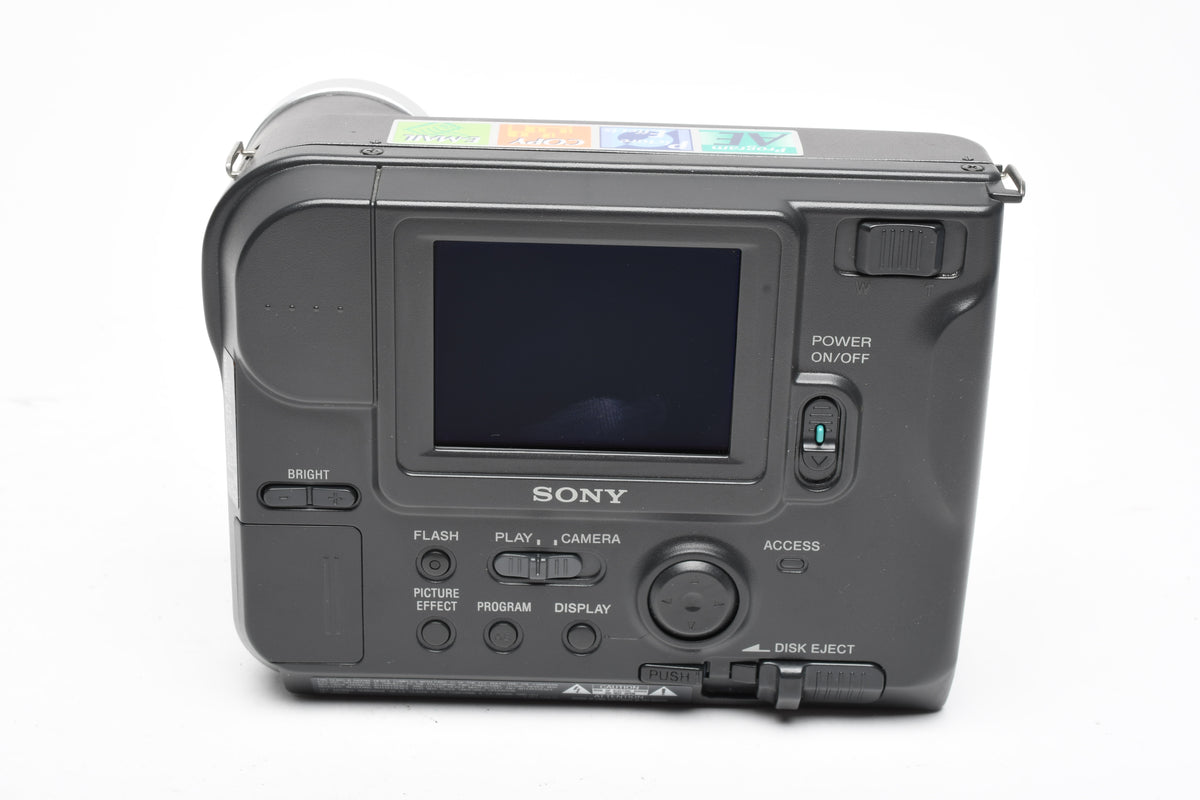 Sony MVC-FD73 w/batt, charger, cap, manual, tested, great!