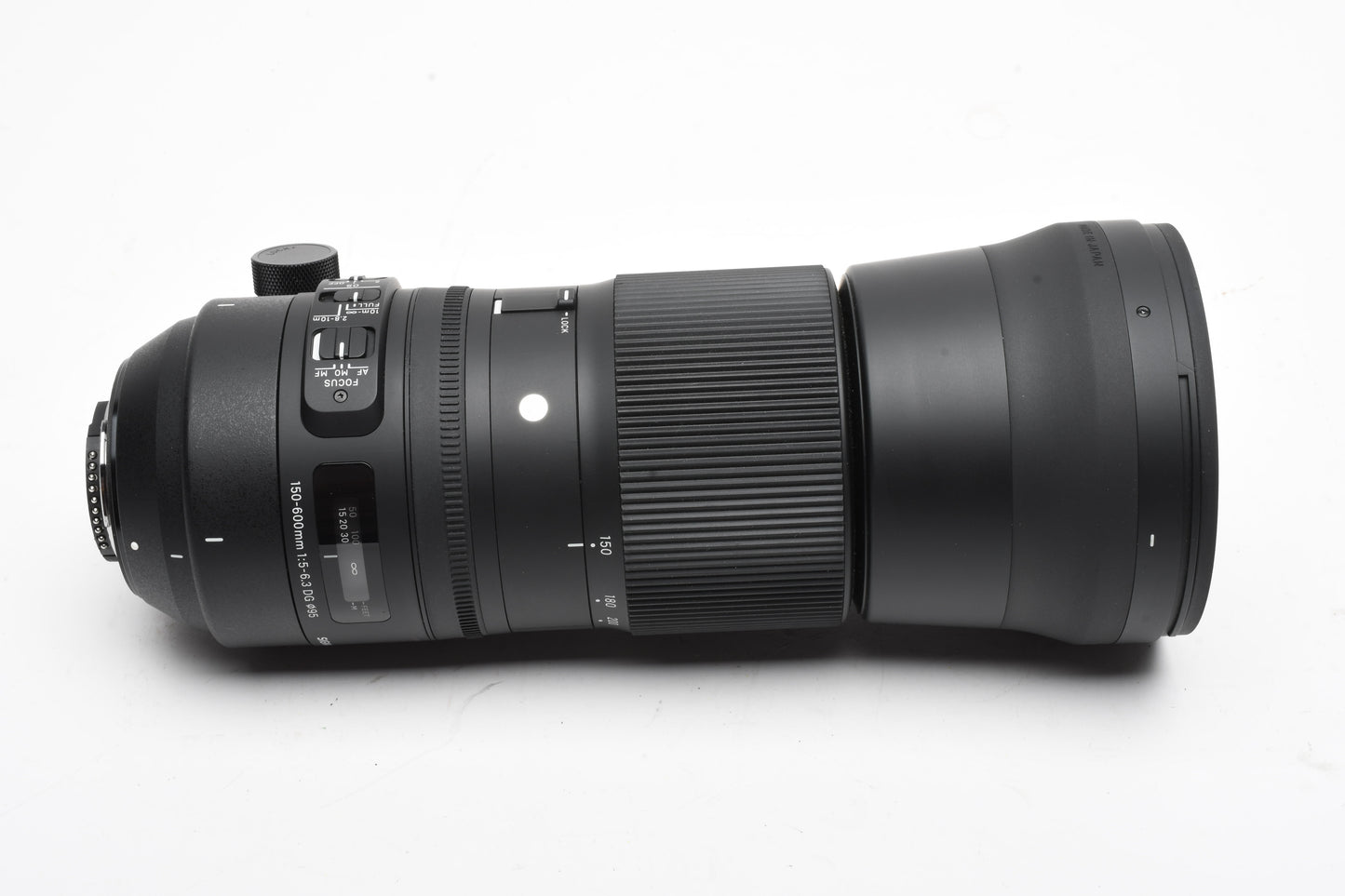 Sigma AF 150-600mm f5-6.3 DG OS HSM Contemporary lens for Nikon, Boxed, USA, Mint