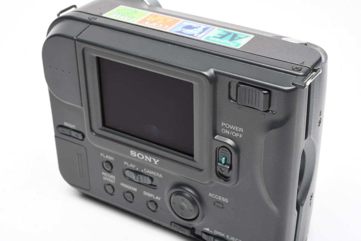 Sony MVC-FD73 w/batt, charger, cap, manual, tested, great!