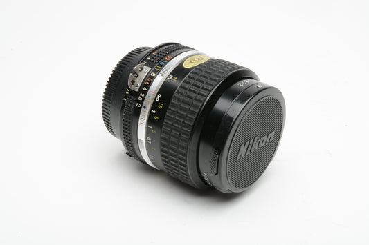 Nikon Nikkor 35mm f2 AIS wide lens, caps, tested, sharp *Read