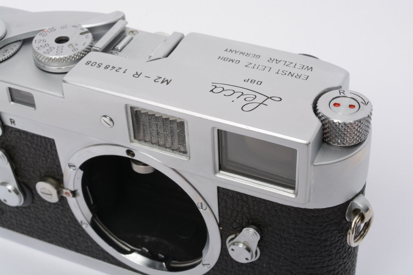 Leica M2-R chrome body, very nice & clean, accurate, tested, great!