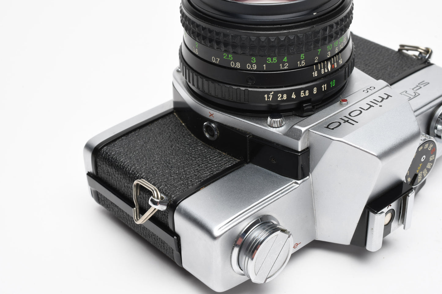 Minolta SRT-201 35mm SLR w/Rokkor-X 50mm f1.7 lens, new seals, tested, +Manual