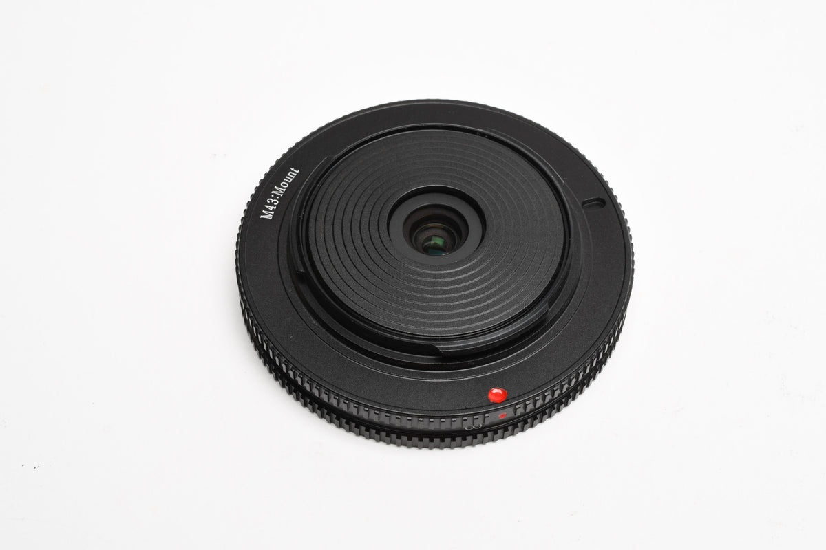 7Artisans 18mm F6.3 II UFO Lens for Micro 4/3 Mount w/Pouch
