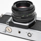 Minolta SRT-201 35mm SLR w/Rokkor-X 50mm f1.7 lens, new seals, tested, +Manual