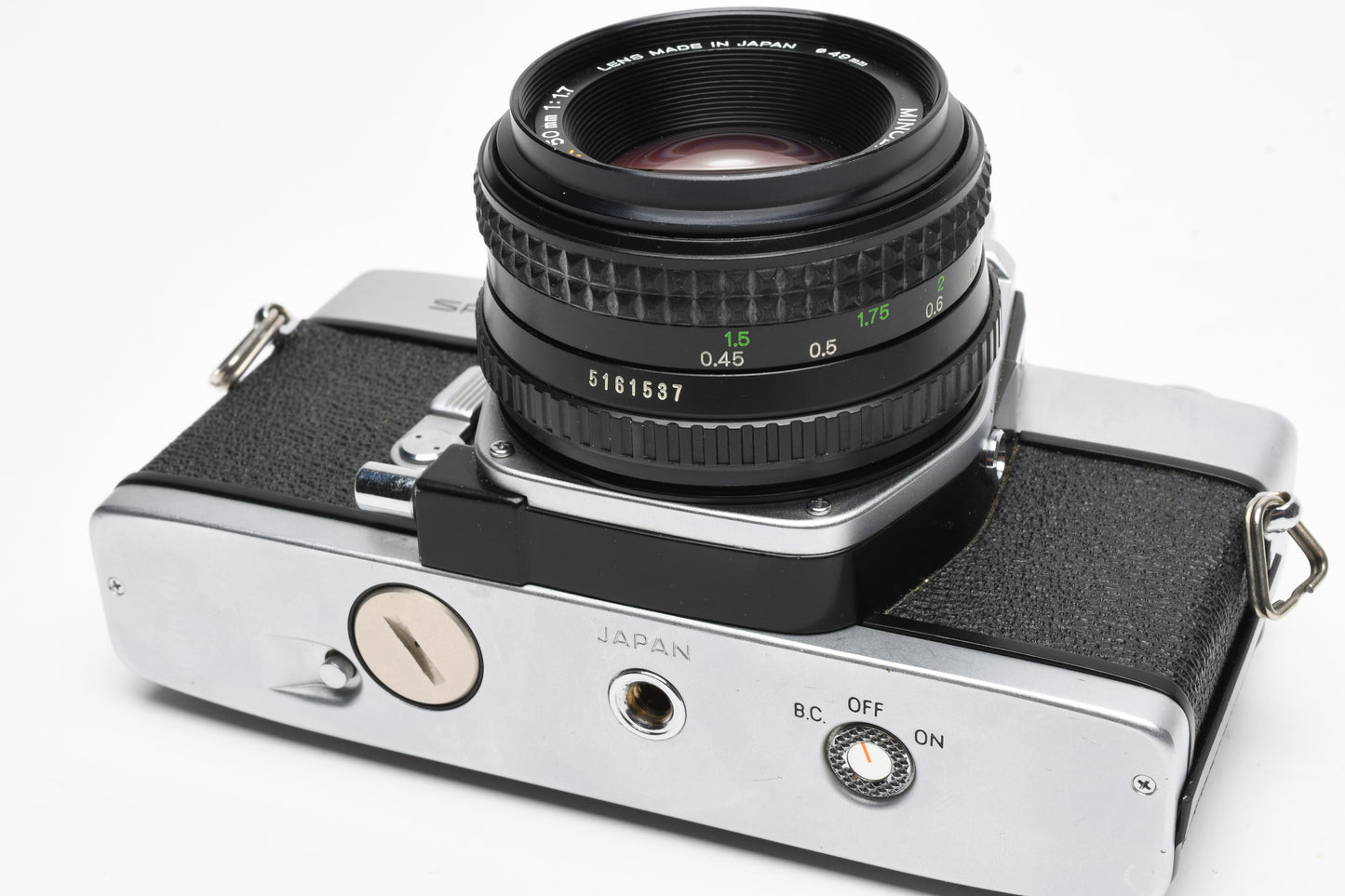 Minolta SRT-201 35mm SLR w/Rokkor-X 50mm f1.7 lens, new seals, tested, +Manual