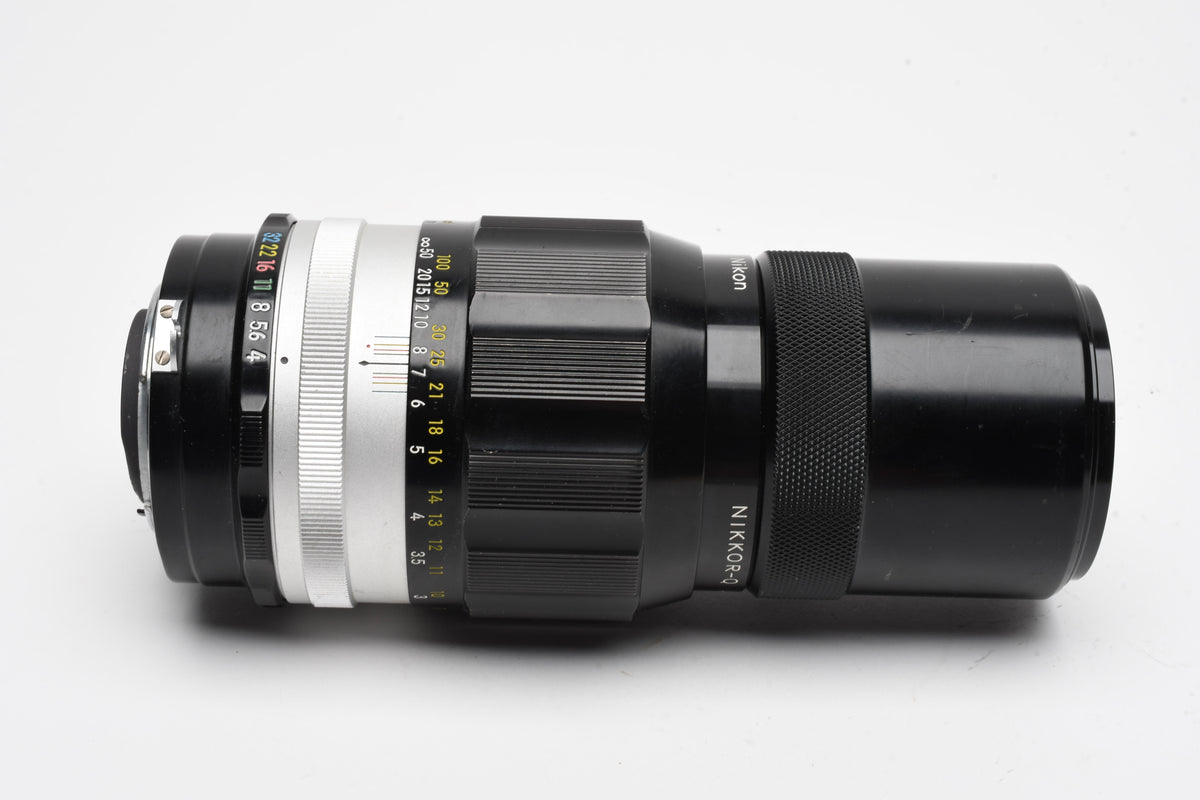 Nikon Nikkor Q 200mm f4 Non Ai Telephoto lens, Tested, Bargain