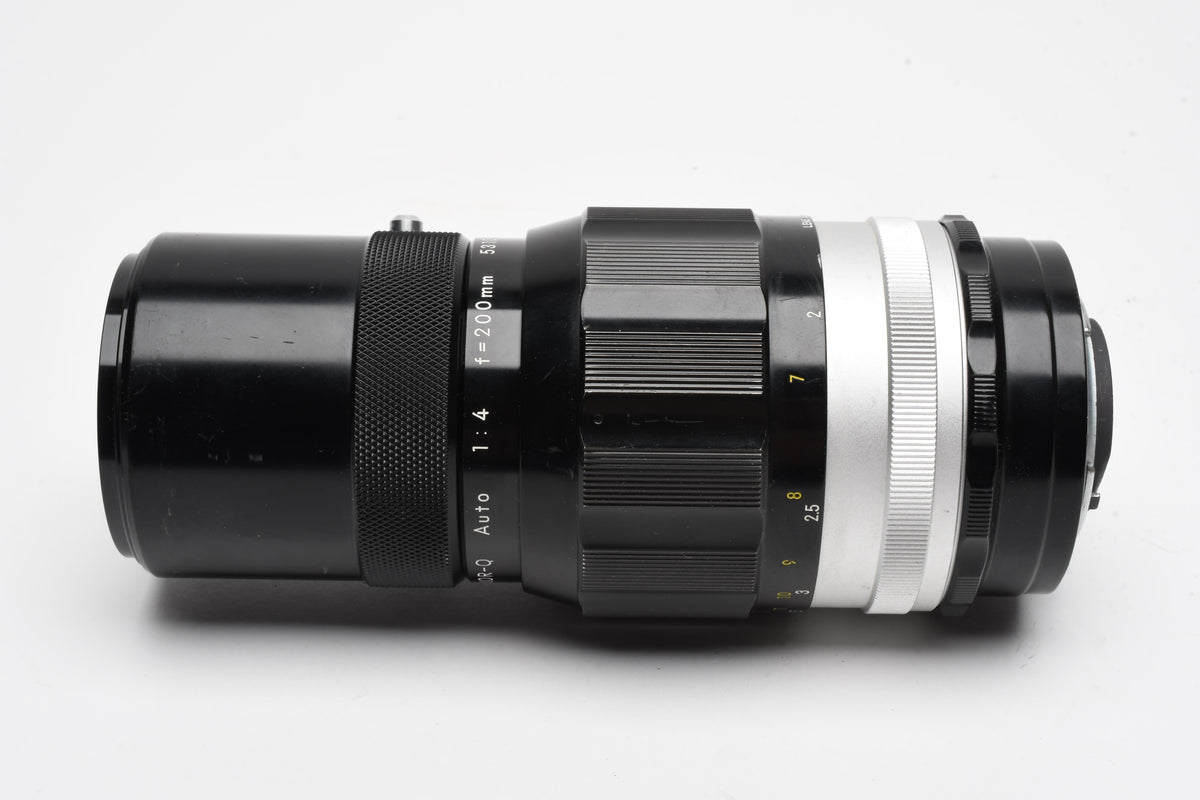 Nikon Nikkor Q 200mm f4 Non Ai Telephoto lens, Tested, Bargain