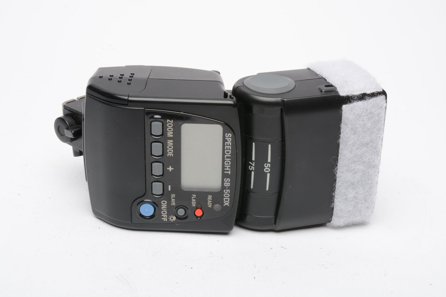 Nikon Speedlight SB-50DX flash w/Promax Softbox Diffuser, Tested, Nice & Clean