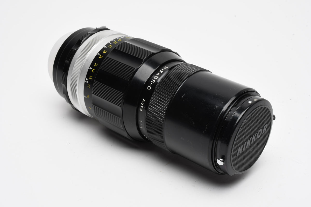 Nikon Nikkor Q 200mm f4 Non Ai Telephoto lens, Tested, Bargain