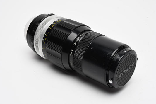 Nikon Nikkor Q 200mm f4 Non Ai Telephoto lens, Tested, Bargain