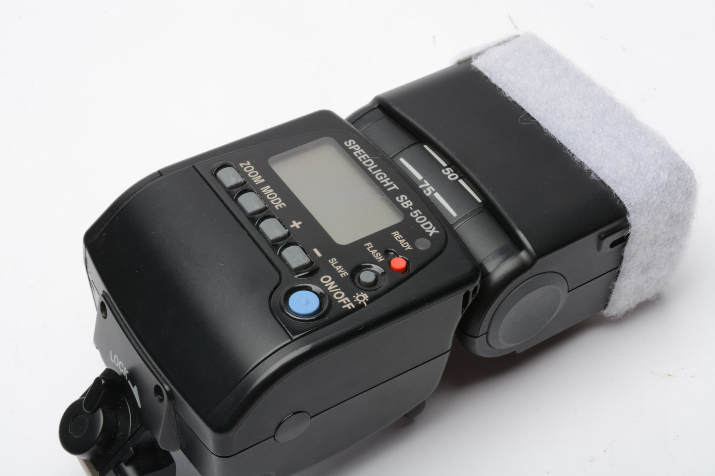 Nikon Speedlight SB-50DX flash w/Promax Softbox Diffuser, Tested, Nice & Clean