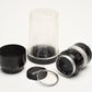 Nikon Nikkor-Q 135mm f3.5 Non-AI portrait lens, Hood, Nikon L38 UV, Nice