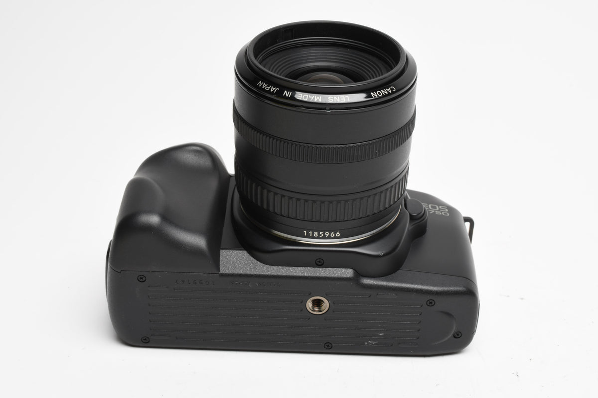Canon EOS 750 35mm SLR w/35-70mm f3.5-4.5 Zoom Lens, Strap