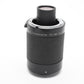 Nikon TC-301 2X Teleconverter w/Caps, Mint-