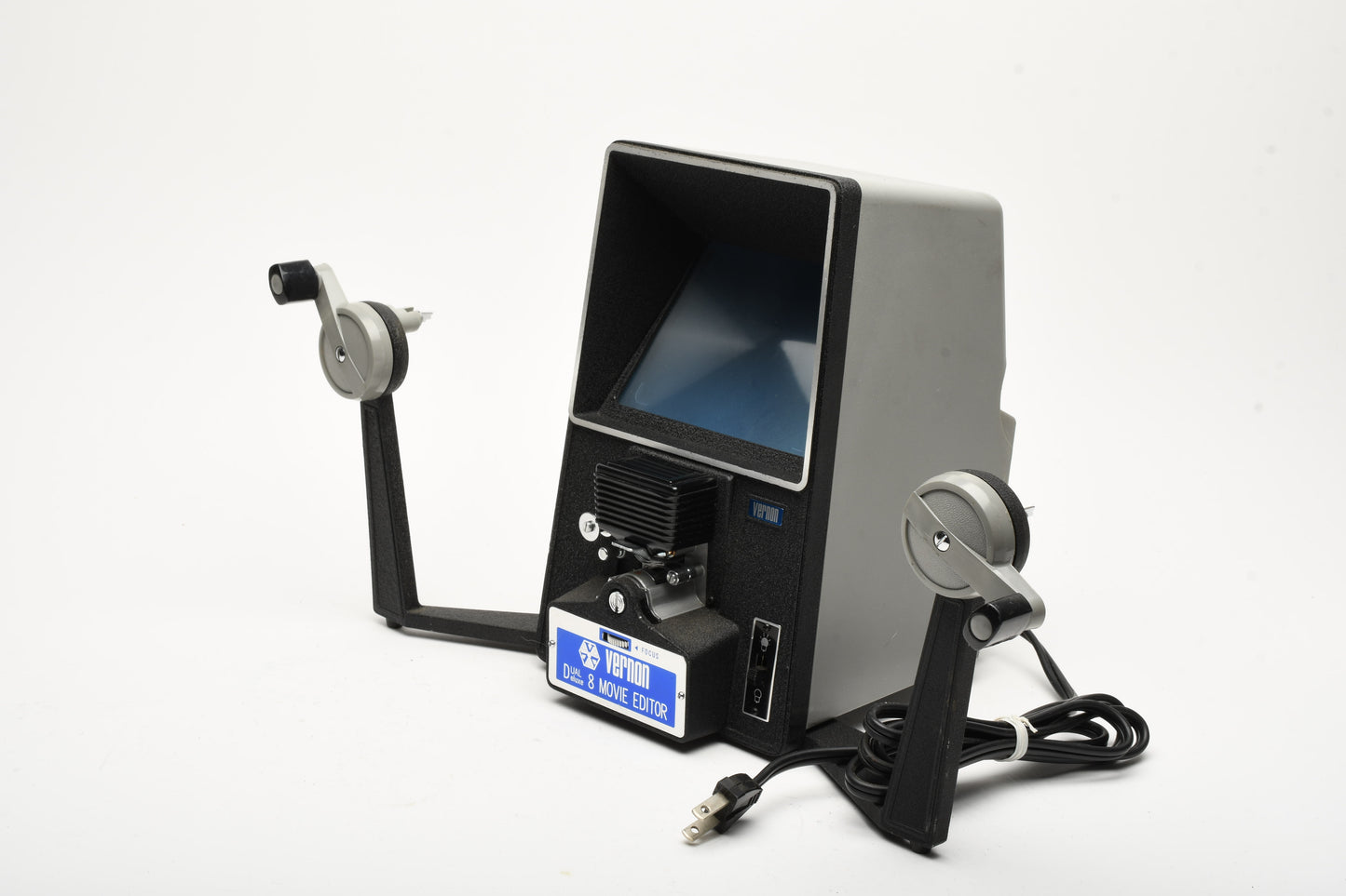 Vernon Dual 8 Deluxe Movie Film Editor, clean, tested, 5.5" Screen (Reg. 8 and S8)
