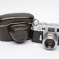 Airies 35 IIIC 35mm rangefinder Camera w/H Coral 45mm f1.9 Lens, case, tested